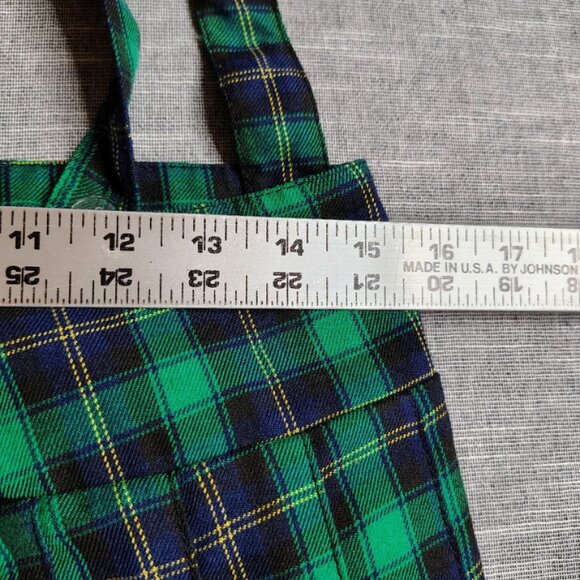 Divided by H&M Skirt Womens Medium Tartan Plaid Pleated Harry Potter Slytherin - Picture 3 of 9